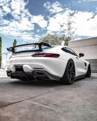 สําหรับ Mercedes AMG GT คาร์บอน ไฟเบอร์ คอร์ดี้คิต AMG GT คาร์บอน ไฟเบอร์ หน้าลิป ดิฟฟิวเซอร์ สโปเลอร์