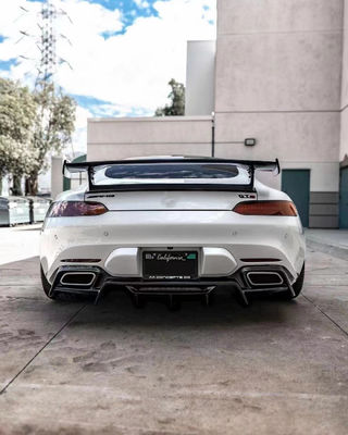 สําหรับ Mercedes AMG GT คาร์บอน ไฟเบอร์ คอร์ดี้คิต AMG GT คาร์บอน ไฟเบอร์ หน้าลิป ดิฟฟิวเซอร์ สโปเลอร์