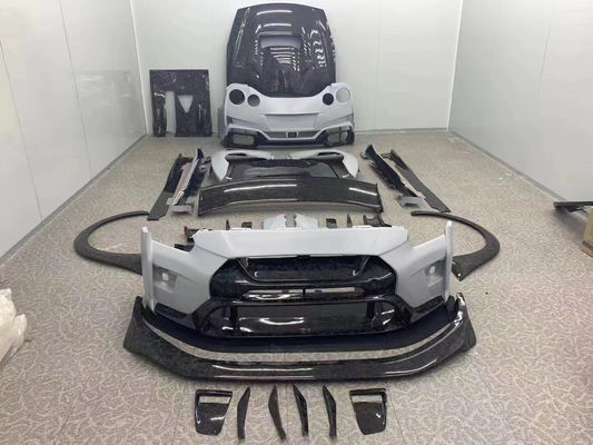 สําหรับ Nissan GTR Body Kit GTR R35 อัพเกรด VARIS-Style Carbon Fiber หน้าและหลัง