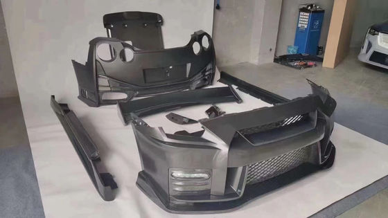 200MM Nissan Gtr Body Kit 2008 - 2020 นิสสัน หน้า แบมเปอร์ แบมเปอร์ เครื่องปก Spoiler