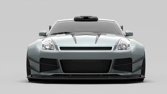 มีดอากาศ FRP นิสสัน 350z กรอบกว้าง ชุดข้างกระโปรง OEM หน้าและหลัง