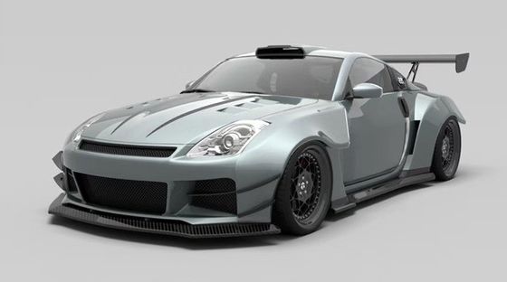 มีดอากาศ FRP นิสสัน 350z กรอบกว้าง ชุดข้างกระโปรง OEM หน้าและหลัง