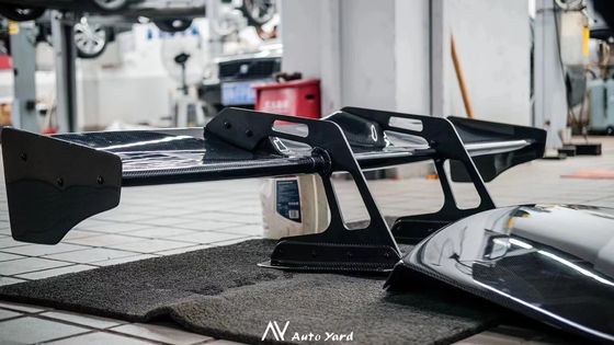 สีเงิน GTR Nissan Body Kit LB Style สปอยเลอร์ รถ แปะหางปีก