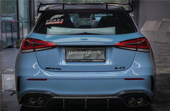 ผลิตภัณฑ์ใหม่ ชุดร่างกายใยคาร์บอนสําหรับ Mercedes CLA45S W177 CLA45S W177 ไฟเบอร์คาร์บอนหน้า