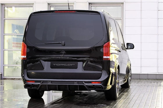 ชุดคอร์ปอเรชั่นสําหรับเบนซ์ Vito V260 FRP+ วัสดุใยคาร์บอน Vito V260 Upgraded TOPCAR Style ชุดคอร์ปอเรชั่นหน้าและหลัง