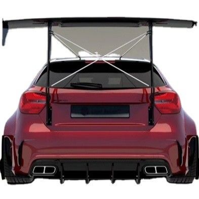 สําหรับ Mercedes AMG A45 คาร์บอน ไฟเบอร์ คอร์ดี้ คิต A45 อัพเกรดท็อปสไตล์หน้าเปลือก Diffuser Spoiler Wide-body Kit