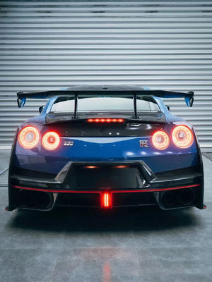 2024 นิสซาน GTR คอร์ดี้คิต แลกเปลี่ยน สไตล์ Nismo สปอยเลอร์ รถหน้าหลัง