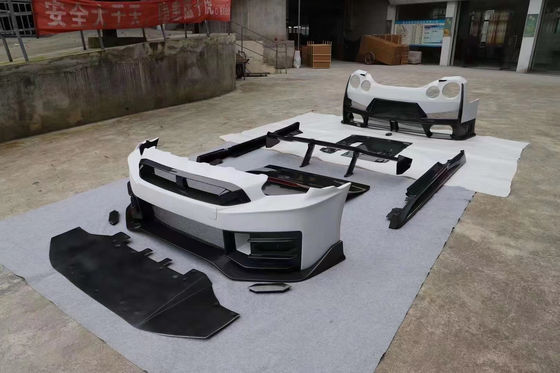 2024 นิสซาน GTR คอร์ดี้คิต แลกเปลี่ยน สไตล์ Nismo สปอยเลอร์ รถหน้าหลัง
