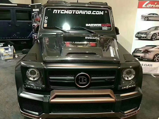 สําหรับ Benz G Class W463 W464 โฮดไฟเบอร์คาร์บอน G500G55G63G350 IMP หน้าปกเครื่องแบบโปร่งใส