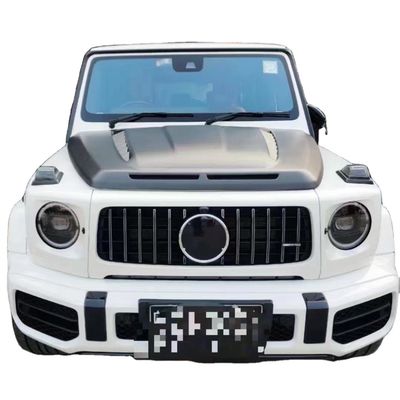 สําหรับ Benz G-Class W464 W463 G500 G550 G63 G350 ผ้าคลุมเครื่องยนต์ใยคาร์บอน W464 W463 Upgrade Topcar Style