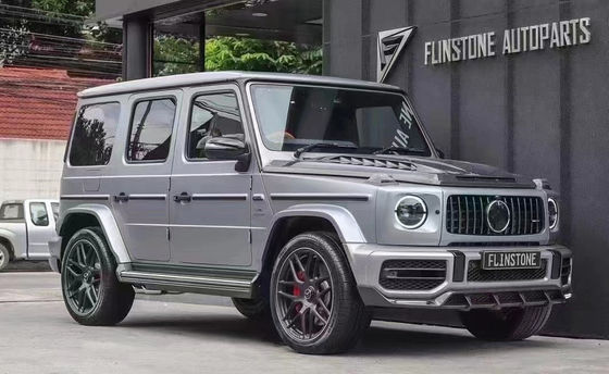 สําหรับ Benz G-Class W464 W463 G500 G550 G63 G350 ผ้าคลุมเครื่องยนต์ใยคาร์บอน W464 W463 Upgrade Topcar Style