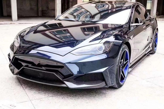 ขาย Model S Body Kit สายไฟเบอร์คาร์บอน หน้าและหลัง แบมเปอร์ เสื้อกระโปรงข้าง สปอยเลอร์สําหรับ Tesla Model S