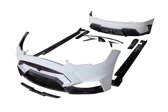 ขาย Model S Body Kit สายไฟเบอร์คาร์บอน หน้าและหลัง แบมเปอร์ เสื้อกระโปรงข้าง สปอยเลอร์สําหรับ Tesla Model S