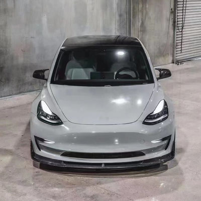 สายคาร์บอนไฟเบอร์คุณภาพสูง MODEL 3 สายคาร์บอนไฟเบอร์คอร์ด คิตสําหรับ MODEL 3 หน้าเปลือกด้านหลัง Diffuser Spoiler