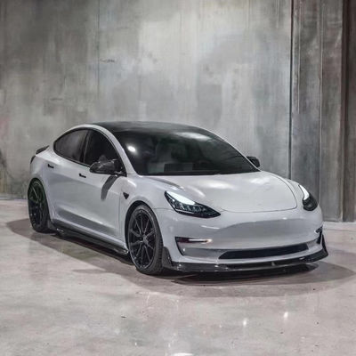 สายคาร์บอนไฟเบอร์คุณภาพสูง MODEL 3 สายคาร์บอนไฟเบอร์คอร์ด คิตสําหรับ MODEL 3 หน้าเปลือกด้านหลัง Diffuser Spoiler