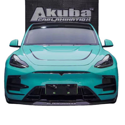 สิ้นส่วนรถยนต์สําหรับ Tesla MODEL Y Body Kit MODEL Y อัพเกรดแบบ SD หน้าและหลัง แบมเปอร์สปอยเลอร์ คาร์บอนไฟเบอร์ คอร์ดี้คิต