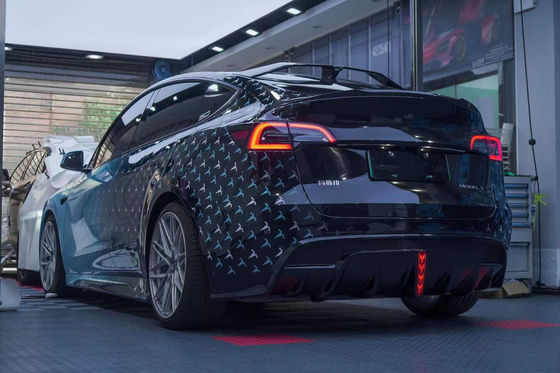 สิ้นส่วนรถยนต์สําหรับ Tesla MODEL Y Body Kit MODEL Y อัพเกรดแบบ SD หน้าและหลัง แบมเปอร์สปอยเลอร์ คาร์บอนไฟเบอร์ คอร์ดี้คิต