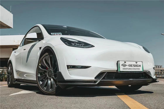 สิ้นส่วนรถยนต์สําหรับเทสลา MODEL Y คาร์บอนไฟเบอร์ คอร์ดี้คิท MODEL Y อัพเกรด MIW-style คาร์บอนไฟเบอร์ หน้าเปลือก Diffuser Spoilerbody Kit