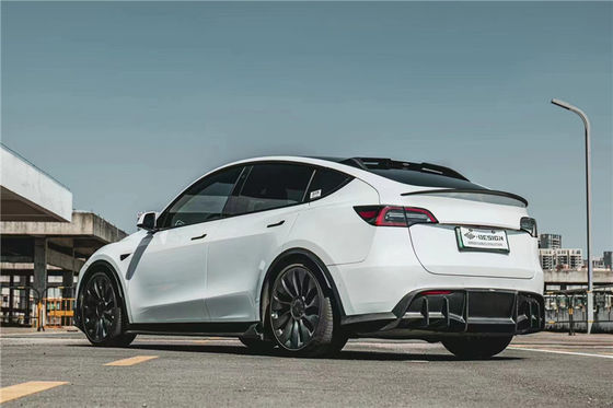 สิ้นส่วนรถยนต์สําหรับเทสลา MODEL Y คาร์บอนไฟเบอร์ คอร์ดี้คิท MODEL Y อัพเกรด MIW-style คาร์บอนไฟเบอร์ หน้าเปลือก Diffuser Spoilerbody Kit