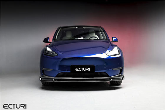 ชิ้นส่วนรถยนต์ ชุดร่างกายใยคาร์บอนสําหรับเทสลา MODEL Y MODEL Y Upgraded Ecturi Style ชุดร่างกายหน้าเปลือก Diffuser Spoiler