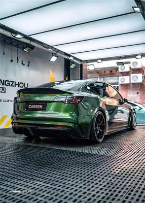 FPR 2019 Spoiler For Tesla Model 3 Body Kit 2022 สไตล์ ACP หน้าและหลัง แบมเปอร์