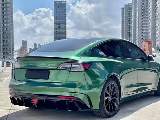 FPR 2019 Spoiler For Tesla Model 3 Body Kit 2022 สไตล์ ACP หน้าและหลัง แบมเปอร์