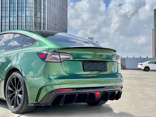 FPR 2019 Spoiler For Tesla Model 3 Body Kit 2022 สไตล์ ACP หน้าและหลัง แบมเปอร์