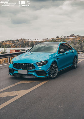 ชิ้นส่วนรถยนต์ ชุดคอร์พิวเตอร์ใยคาร์บอน สําหรับ Mercedes E63S 2021 E63s ชุดคอร์พิวเตอร์ไดฟิวเซอร์รถยนต์