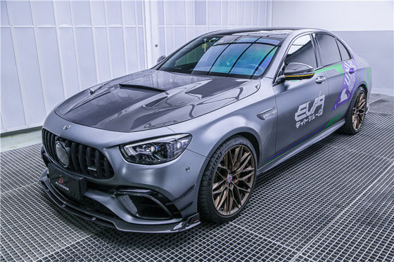 ชิ้นส่วนรถยนต์ ชุดคอร์พิวเตอร์ไฟเบอร์คาร์บอน สําหรับ Mercedes E63S E63s ไส้กระจกด้านหน้า ไส้กระจกกระจกกระจกกระจกกระจกกระจก