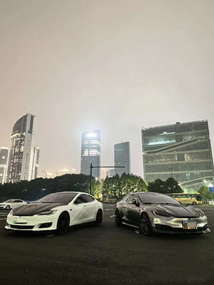 รุ่น S Tesla Body Kit 2017 - 2019 แบมเปอร์หลัง สปอยเลอร์หมวกยนต์