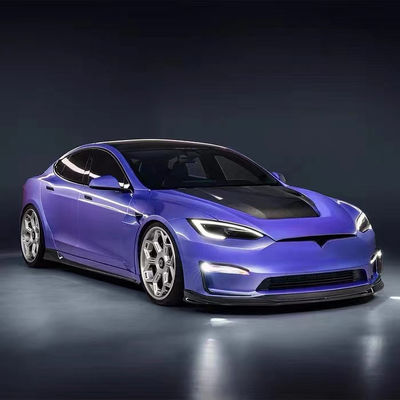 Vors Style Tesla Body Kit 2013 - 2016 Tesla Model S สปอยเลอร์ ฮูด สกอร์ทข้าง