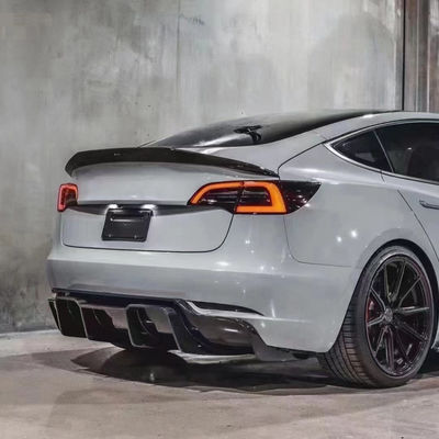 2017 - 2019 MODEL 3 Body Kit เทสลา หน้าเปลือกหลังกระจายกระจายกระจาย 180 มม