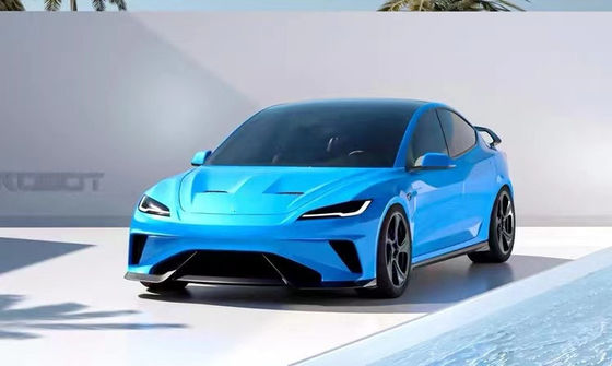 2024 ซ่อม Tesla Body Kit สายคาร์บอน โมเดล 3 สปอยเลอร์ โรบอตสไตล์ หน้าและหลัง