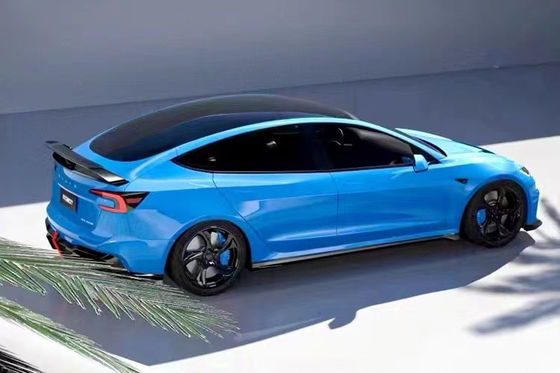 2024 ซ่อม Tesla Body Kit สายคาร์บอน โมเดล 3 สปอยเลอร์ โรบอตสไตล์ หน้าและหลัง