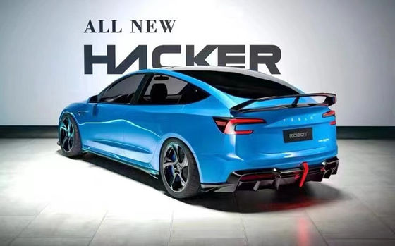 2024 ซ่อม Tesla Body Kit สายคาร์บอน โมเดล 3 สปอยเลอร์ โรบอตสไตล์ หน้าและหลัง