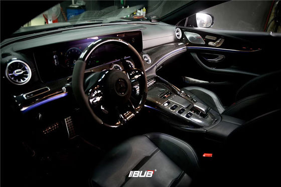 อะไหล่รถยนต์สําหรับ Mercedes AMG GT50 GT53 GT63 คาร์บอนไฟเบอร์อินเทอร์เนียร์ AMG GT50 GT53 GT63 คาร์บอนไฟเบอร์ศูนย์ควบคุม