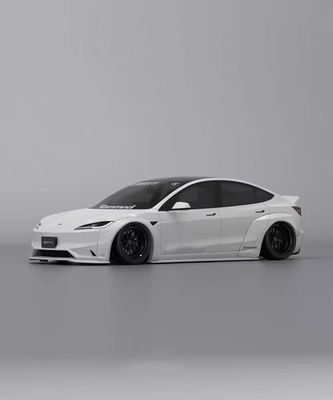 2020- Tesla Body Kit Resin Fiber LB Style Tesla Model 3 สปอยเลอร์ ดิฟฟิวเซอร์ฝีปากด้านหน้า
