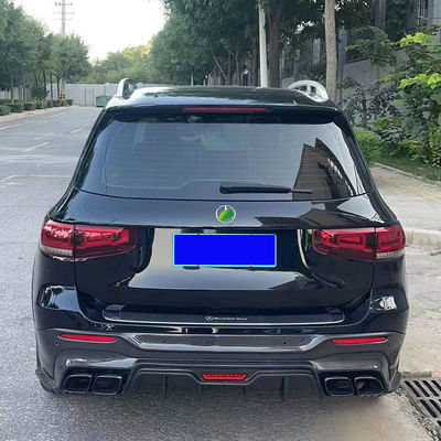 สิ้นส่วนรถยนต์สําหรับ Mercedes GLB คาร์บอนไฟเบอร์ คอร์ดี้คิต GLB คาร์บอนไฟเบอร์ หน้าสกูป Diffuser Spoiler Hood