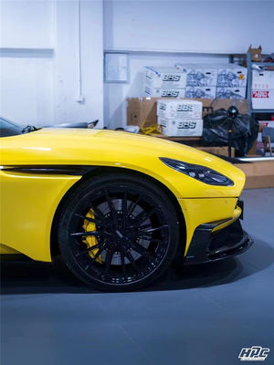 สําหรับแอสตัน มาร์ติน DB11 คาร์บอน ไฟเบอร์ คอร์ดี้คิต DB11 อัพเกรด PK Style คาร์บอน ไฟเบอร์ หน้าลิป ดิฟฟิวเซอร์ สโปเลอร์ฮูป