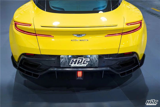 สําหรับแอสตัน มาร์ติน DB11 คาร์บอน ไฟเบอร์ คอร์ดี้คิต DB11 อัพเกรด PK Style คาร์บอน ไฟเบอร์ หน้าลิป ดิฟฟิวเซอร์ สโปเลอร์ฮูป