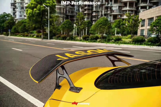 ส่วนยนต์สําหรับ Mercedes C63 Coupe สปอยเลอร์ใยคาร์บอน W205 C63 C63S สปอยเลอร์ท้าย GT แบบ IMP ที่ปรับปรุง