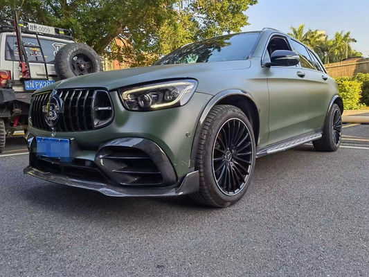 สําหรับ Mercedes-Benz GLC63 คาร์บอนไฟเบอร์ คอร์ดี้คิต GLC63 อัพเกรด Bs สไตล์ คาร์บอนไฟเบอร์ ดิฟฟิวเซอร์ฝีปากหน้า