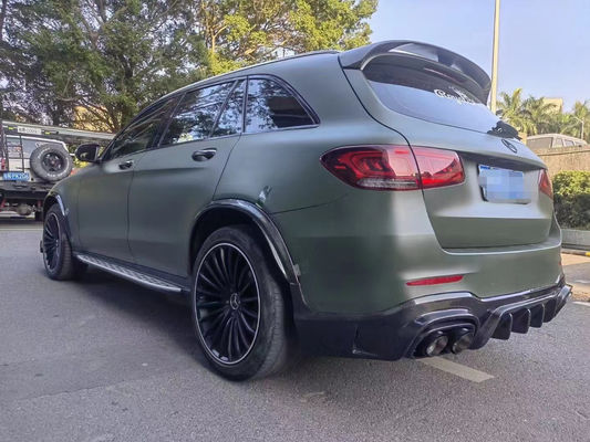 สําหรับ Mercedes-Benz GLC63 คาร์บอนไฟเบอร์ คอร์ดี้คิต GLC63 อัพเกรด Bs สไตล์ คาร์บอนไฟเบอร์ ดิฟฟิวเซอร์ฝีปากหน้า