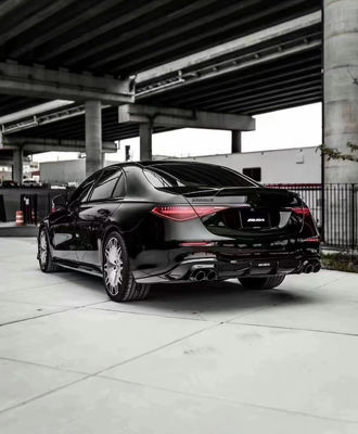 สําหรับ Mercedes S-Class W223 S400 S450 คาร์บอน ไฟเบอร์ คอร์ดี้ คิต W223 Maybach อัพเกรด BUS Style หน้า