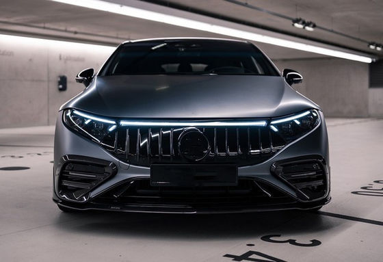 สําหรับ Mercedes EQS คาร์บอน ไฟเบอร์ คอร์ดี้ คิต EQS อัพเกรด BS Style คาร์บอน ไฟเบอร์ ดิฟฟิวเซอร์ฝีปากหน้า คอร์ดี้คิต