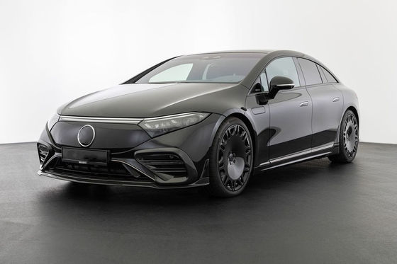 สําหรับ Mercedes EQS คาร์บอน ไฟเบอร์ คอร์ดี้ คิต EQS อัพเกรด BS Style คาร์บอน ไฟเบอร์ ดิฟฟิวเซอร์ฝีปากหน้า คอร์ดี้คิต
