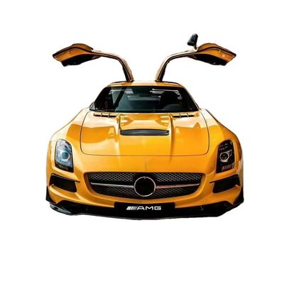 สําหรับ Mercedes SLS R197 คาร์บอน ไฟเบอร์ คอร์ดี้คิต SLS อัพเกรด สีดํา ซีรีสไตล์หน้าและหลัง