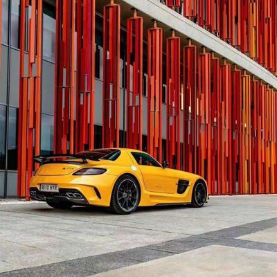 สําหรับ Mercedes SLS R197 คาร์บอน ไฟเบอร์ คอร์ดี้คิต SLS อัพเกรด สีดํา ซีรีสไตล์หน้าและหลัง