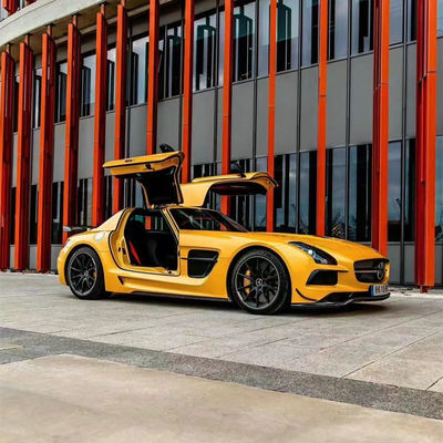 สําหรับ Mercedes SLS R197 คาร์บอน ไฟเบอร์ คอร์ดี้คิต SLS อัพเกรด สีดํา ซีรีสไตล์หน้าและหลัง