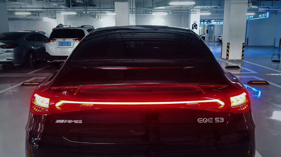 สําหรับ Mercedes-Benz EQE Carbon Fiber Spoiler EQE อัพเกรดกระบอกหางของกระบอกหางแบบ BS
